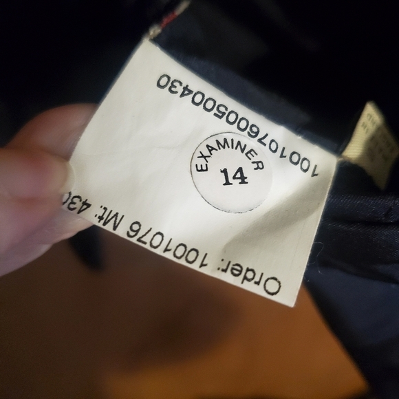 Burberry Navy Quilted Peacoat Nova check. Lined jacket. Sz small. - Picture 13 of 16